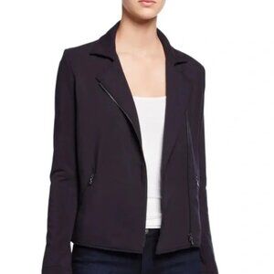 Eileen Fisher Black Moto Jacket